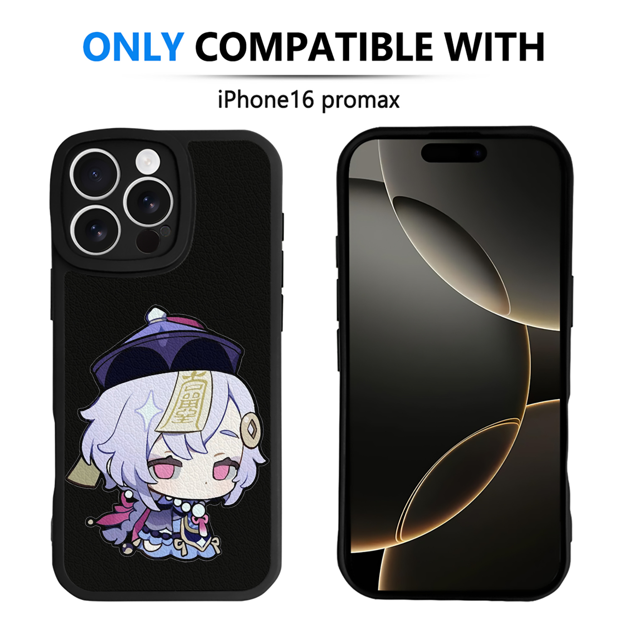 げんし神 七七 なな  genshin Nana 【iPhone 16シリーズ対応】シリコンスマホケース（レザー調） 材質：シリコン
